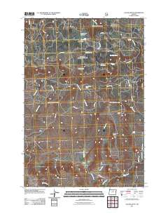 2011 Map of Collins Butte, 2011 Print