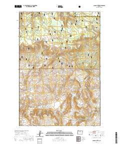2020 Map of Collins Butte, 2020 Print