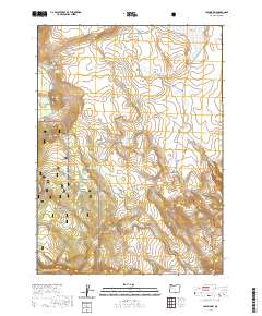 2020 Map of Collins Rim, 2020 Print
