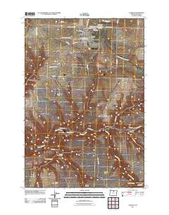 2011 Map of Condon, 2011 Print
