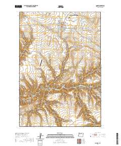 2020 Map of Condon, 2020 Print