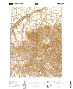 2020 Map of Cooper Draw, 2020 Print