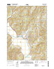 2014 Map of Coquille, 2014 Print