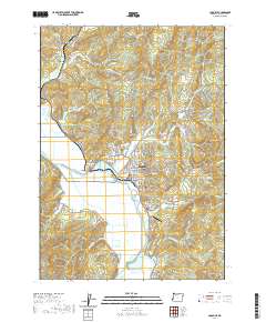 2020 Map of Coquille, 2020 Print