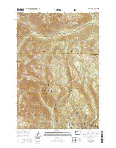 2014 Map of Cornucopia, 2014 Print