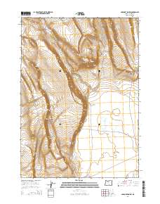2014 Map of Corporation Rim, 2014 Print