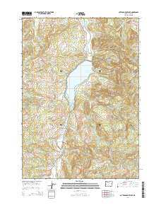 2014 Map of Cottage Grove Lake, 2014 Print