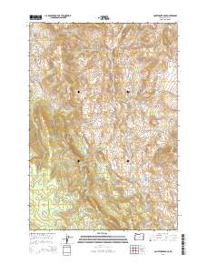 2014 Map of Courthouse Rock, 2014 Print