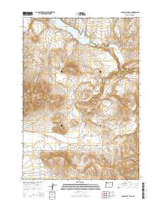 2014 Map of Cow Valley East, 2014 Print