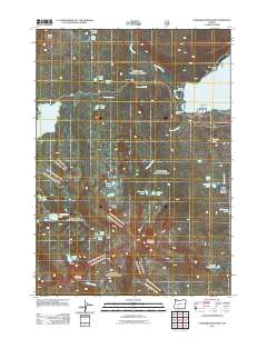 2011 Map of Cowhorn Mountain, 2011 Print