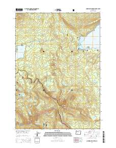2014 Map of Cowhorn Mountain, 2014 Print
