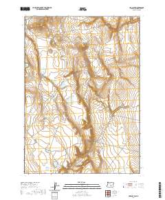 2020 Map of Cox Canyon, 2020 Print
