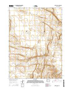 2014 Map of Coyote Gap SE, 2014 Print