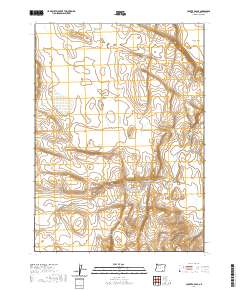 2020 Map of Coyote Gap SE, 2020 Print