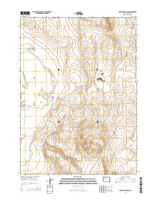 2014 Map of Coyote Lake East, 2014 Print