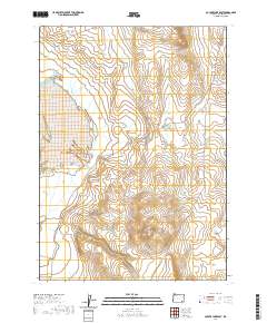 2020 Map of Coyote Lake East, 2020 Print