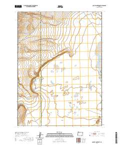 2020 Map of Coyote Lake West, 2020 Print