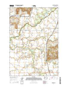 2014 Map of Crabtree, 2014 Print