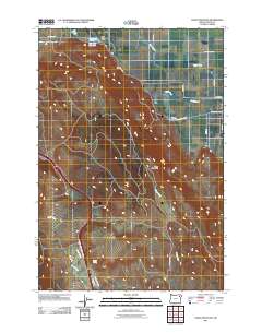 2011 Map of Craig Mountain, 2011 Print