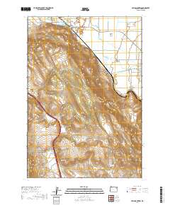2020 Map of Craig Mountain, 2020 Print