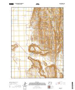 2020 Map of Crane, 2020 Print