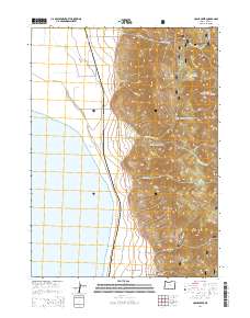 2014 Map of Crane Creek, 2014 Print