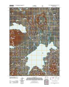 2011 Map of Crane Prairie Reservoir, 2011 Print
