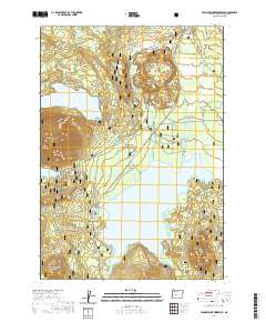 2020 Map of Crane Prairie Reservoir, 2020 Print