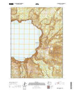 2020 Map of Crater Lake East, 2020 Print