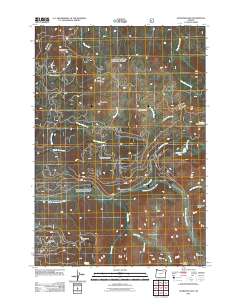 2011 Map of Crawfish Lake, 2011 Print