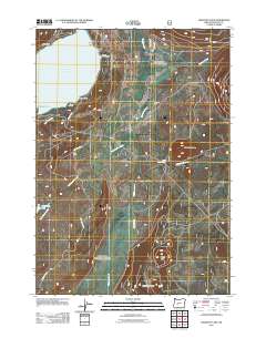 2011 Map of Crescent Lake, 2011 Print