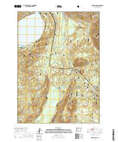 2020 Map of Crescent Lake, 2020 Print