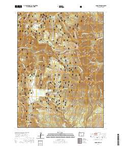 2020 Map of Crook Peak, 2020 Print