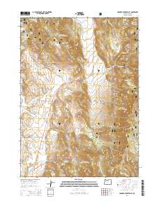 2014 Map of Crooked Creek Valley, 2014 Print