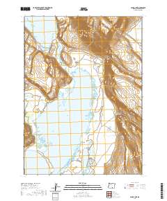 2020 Map of Crump Lake, 2020 Print