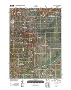 2011 Map of Cryder Butte, 2011 Print