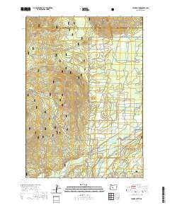 2020 Map of Cryder Butte, 2020 Print