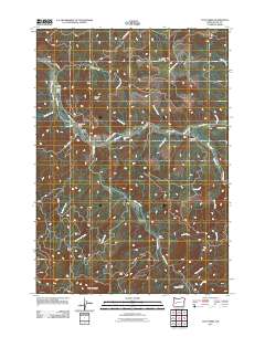2011 Map of Culp Creek, 2011 Print