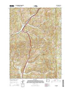 2014 Map of Curtin, 2014 Print