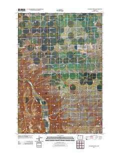2011 Map of Dalreed Butte, 2011 Print