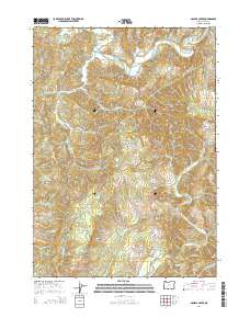 2014 Map of Daniels Creek, 2014 Print
