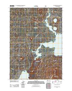2011 Map of Davis Mountain, 2011 Print