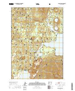 2020 Map of Davis Mountain, 2020 Print
