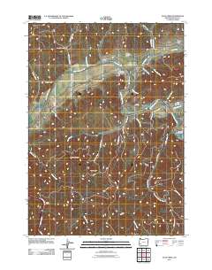 2011 Map of Days Creek, 2011 Print