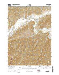 2014 Map of Days Creek, 2014 Print