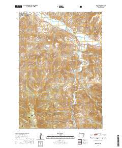 2020 Map of Dayville, 2020 Print