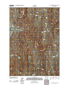 2011 Map of De Armond Mountain, 2011 Print