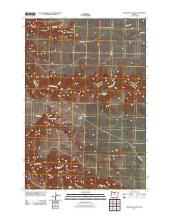 2011 Map of Dead Dog Canyon, 2011 Print