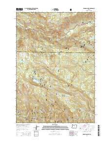 2014 Map of Deadman Point, 2014 Print