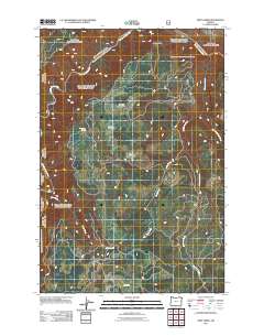 2011 Map of Deep Creek, 2011 Print